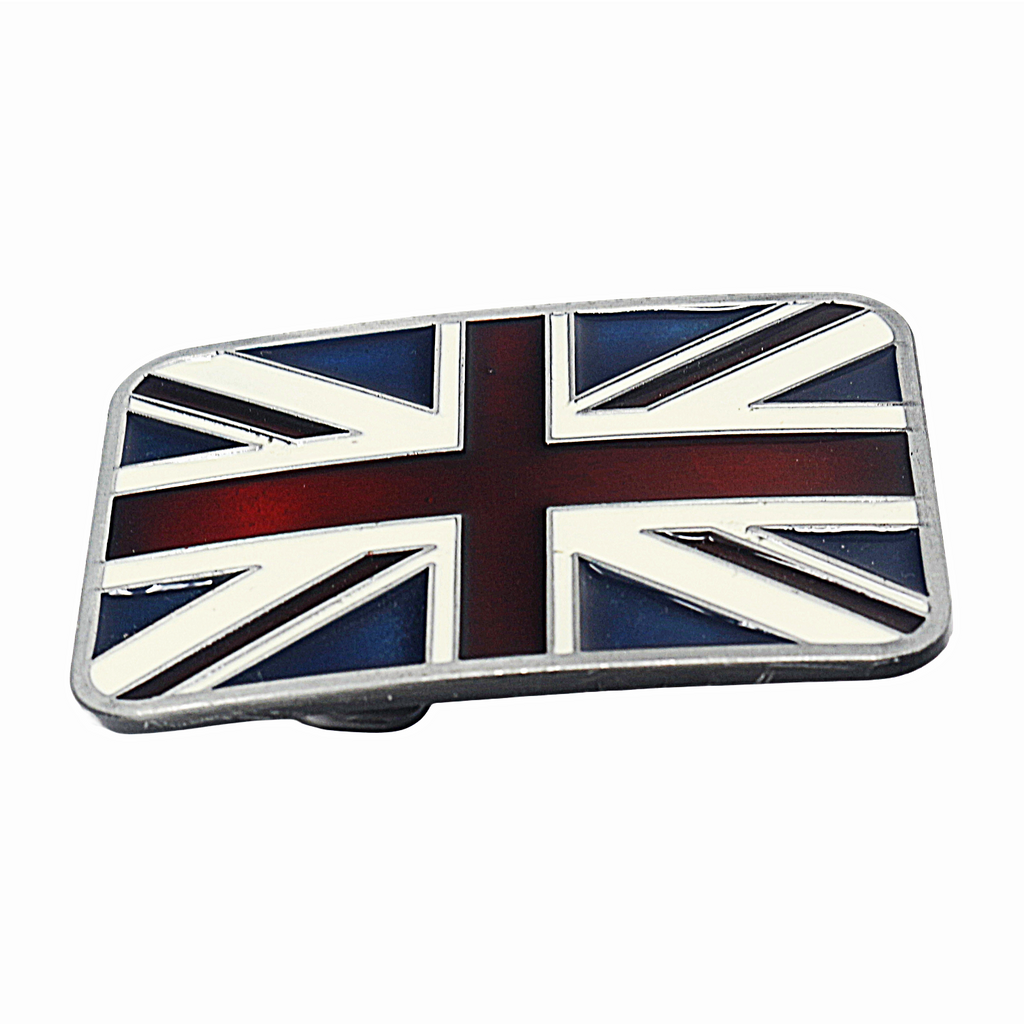 QHA Mens Antique Union Jack British Flag Buckle, Fits 38mm Snap-On Belts C04