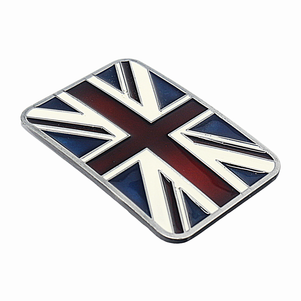 QHA Mens Antique Union Jack British Flag Buckle, Fits 38mm Snap-On Belts C04