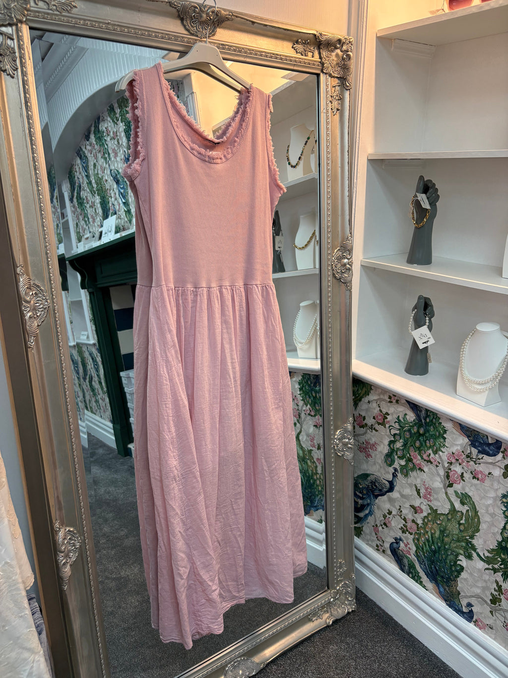 Plain Vest Maxi Dress | One Size Fits 8–18/20