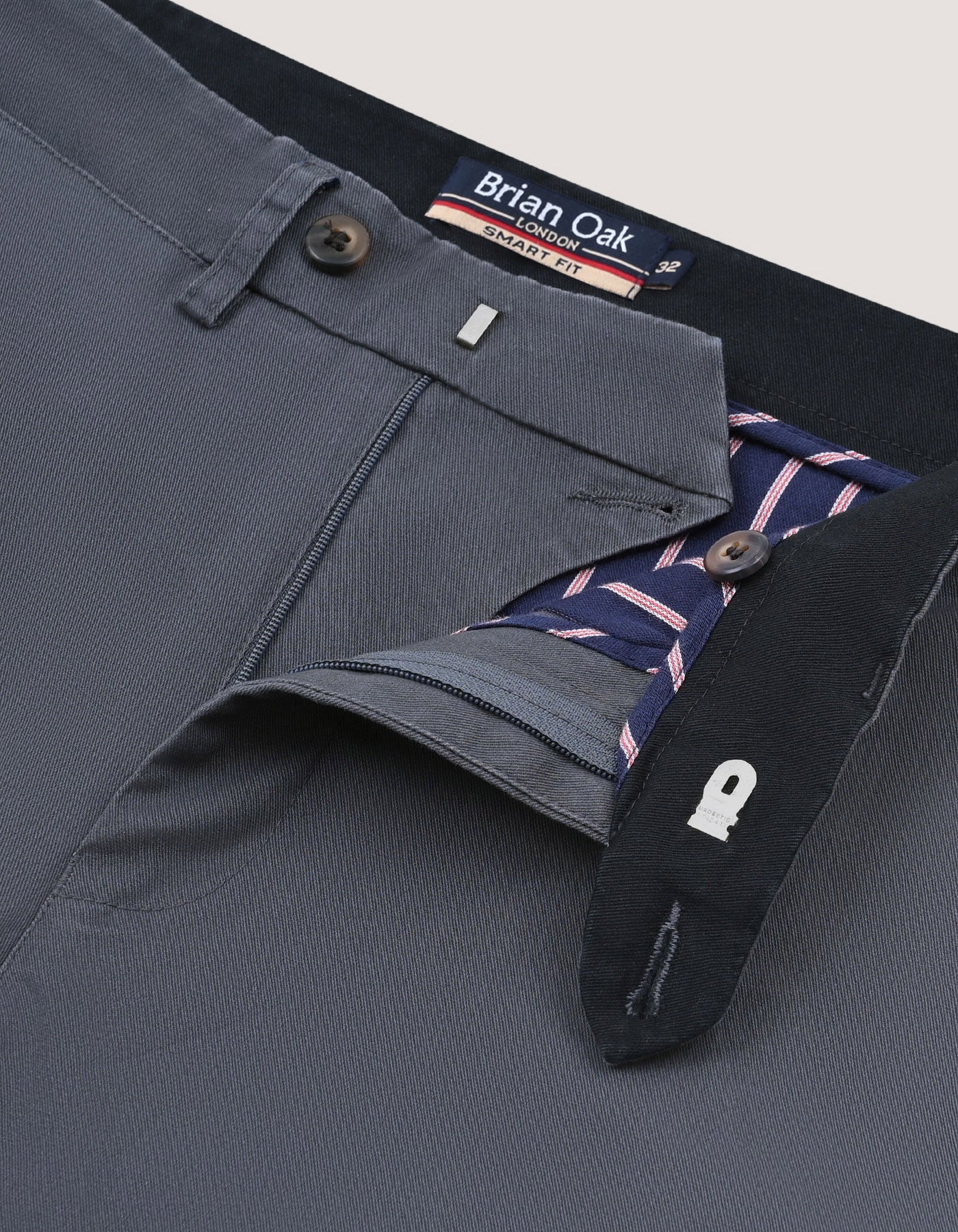 Cross Pocket Chinos – Grey
