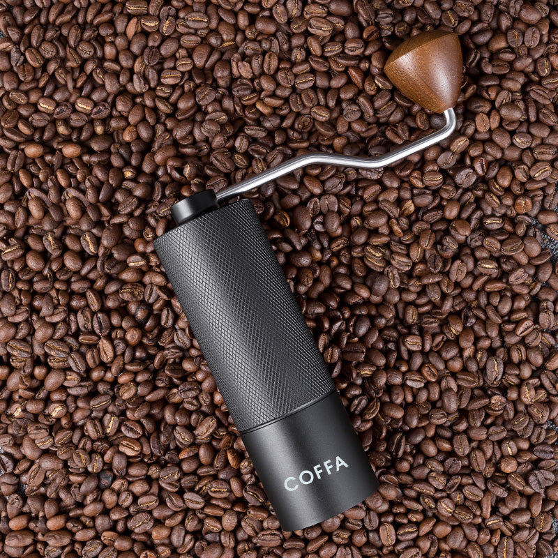 COFFA Manual Coffee Grinder 25g Stainless Steel Burr Adjustable for Espresso