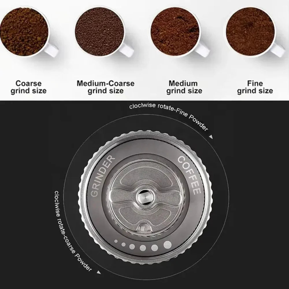 COFFA Manual Coffee Grinder 25g Stainless Steel Burr Adjustable for Espresso