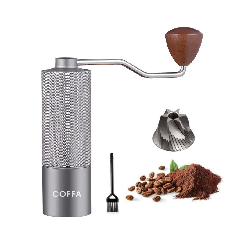 COFFA Manual Coffee Grinder 25g Stainless Steel Burr Adjustable for Espresso