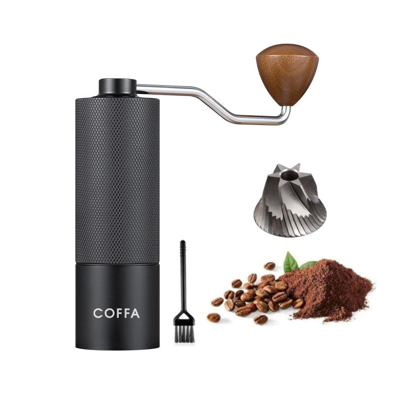 COFFA Manual Coffee Grinder 25g Stainless Steel Burr Adjustable for Espresso
