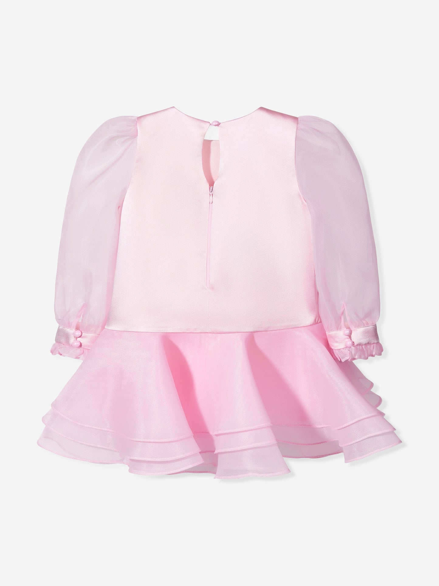 DRESS & Fleur Girls Pink Flower Occasion Dress Ages 3–7 Yrs