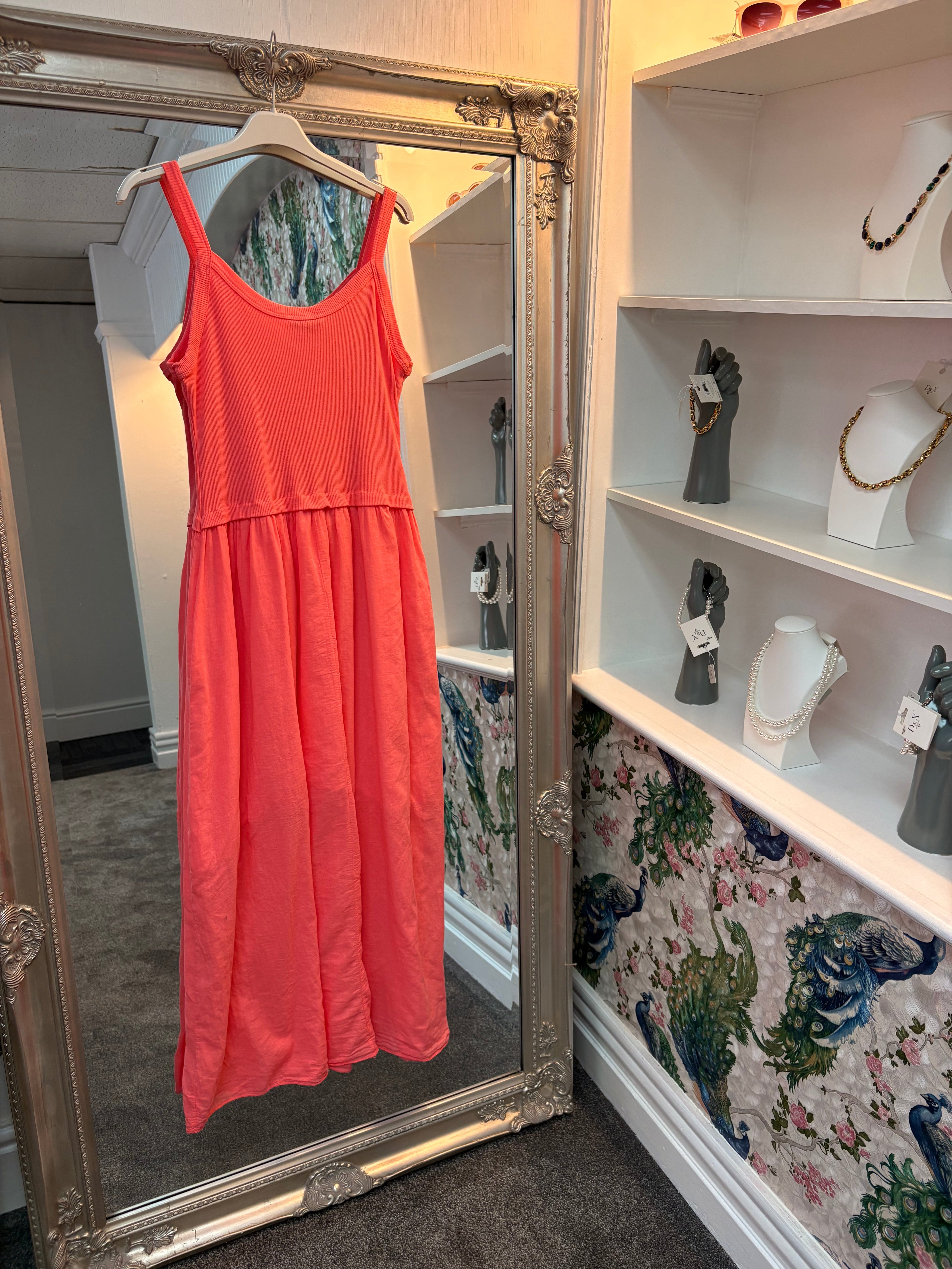 Luxtyle Ribbed Top Dress – One Size Fits 8–18