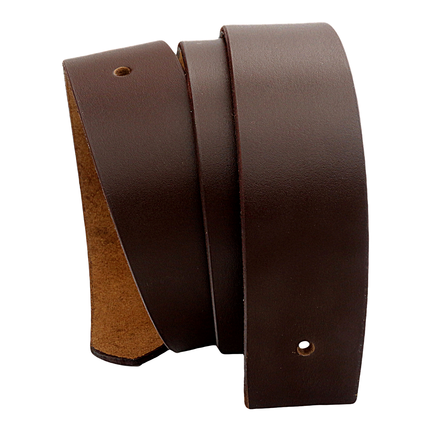 QHA Mens Full Grain Leather Belt Strap No Buckle 38mm Handmade Q52019