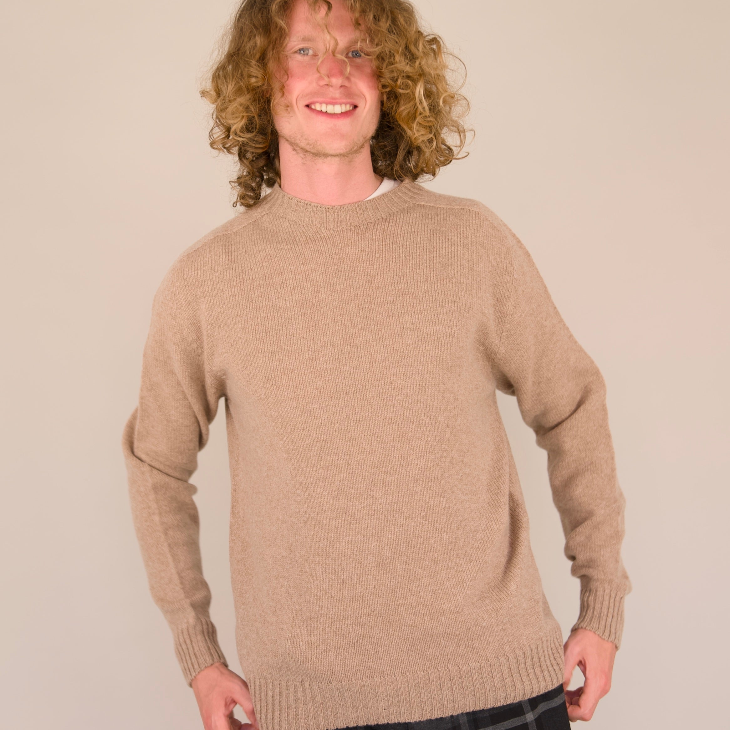 Seamless Crew Jumper – Colt | 100% Geelong Lambswool | Made in the UK