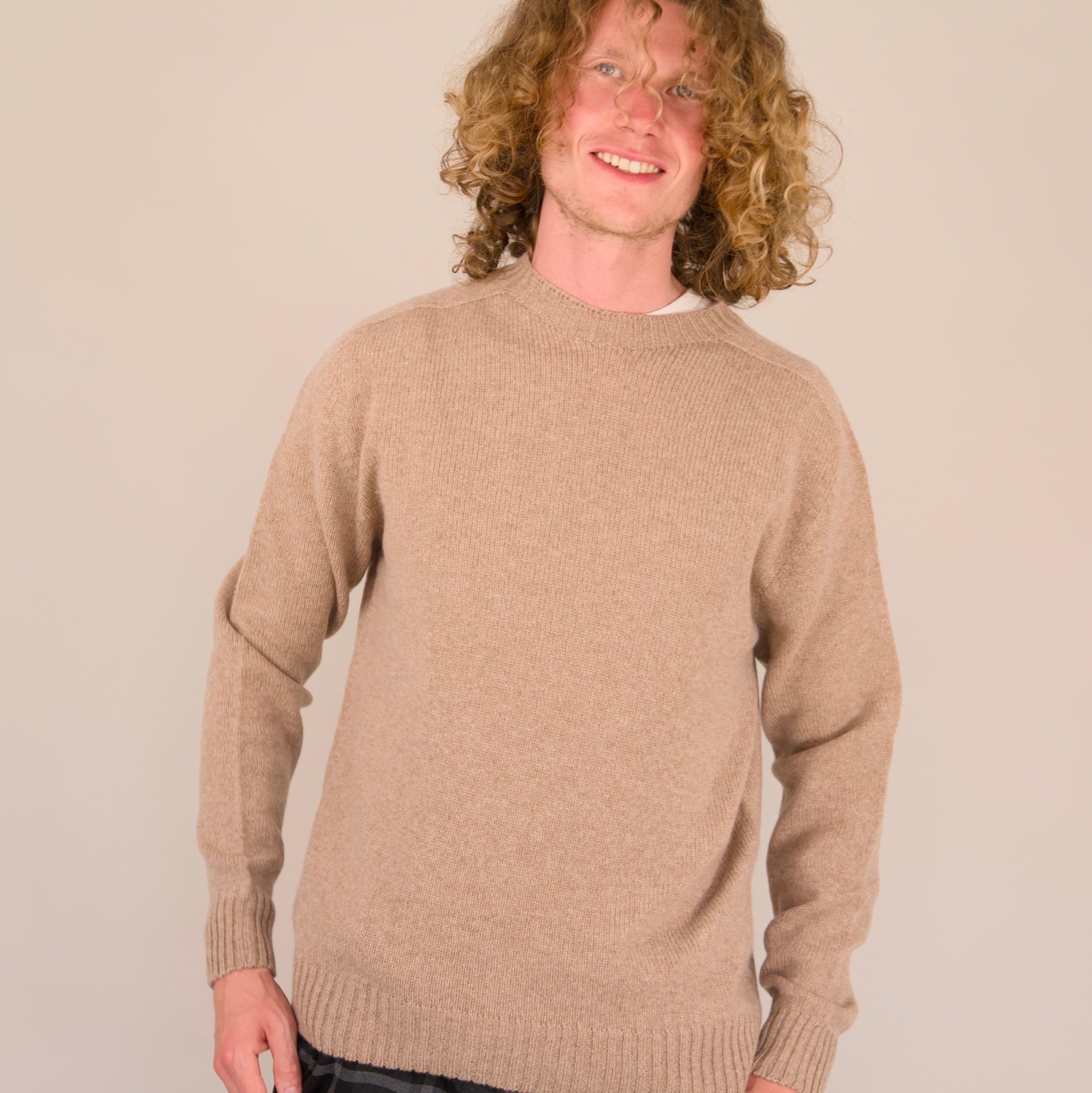 Seamless Crew Jumper – Colt | 100% Geelong Lambswool | Made in the UK