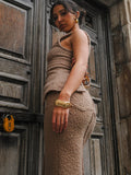 Wool Long Skirt Handmade for Elegant Style - QHA UK