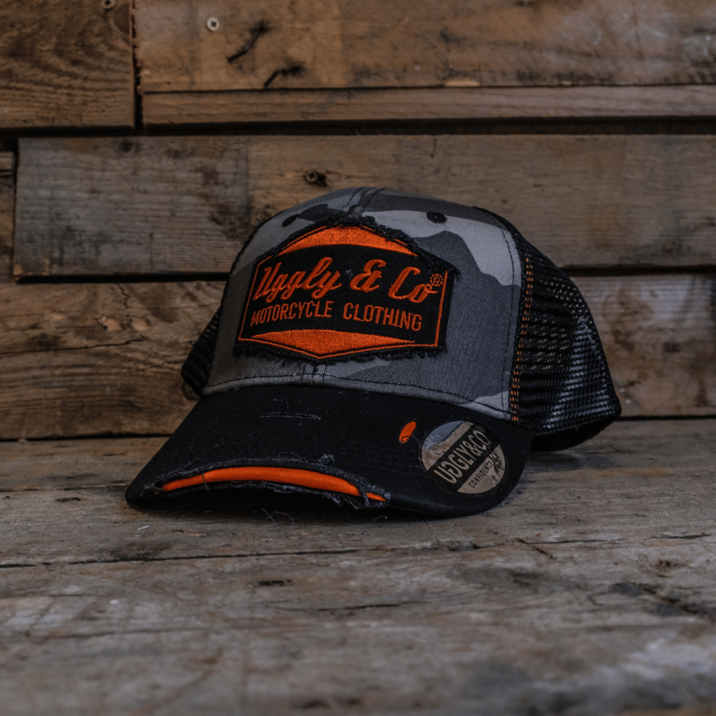 Grey Camo Diamond Cap