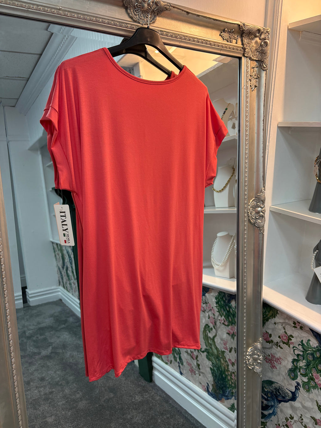 T-Shirt with Knot Detail One Size Fits 8-16/18