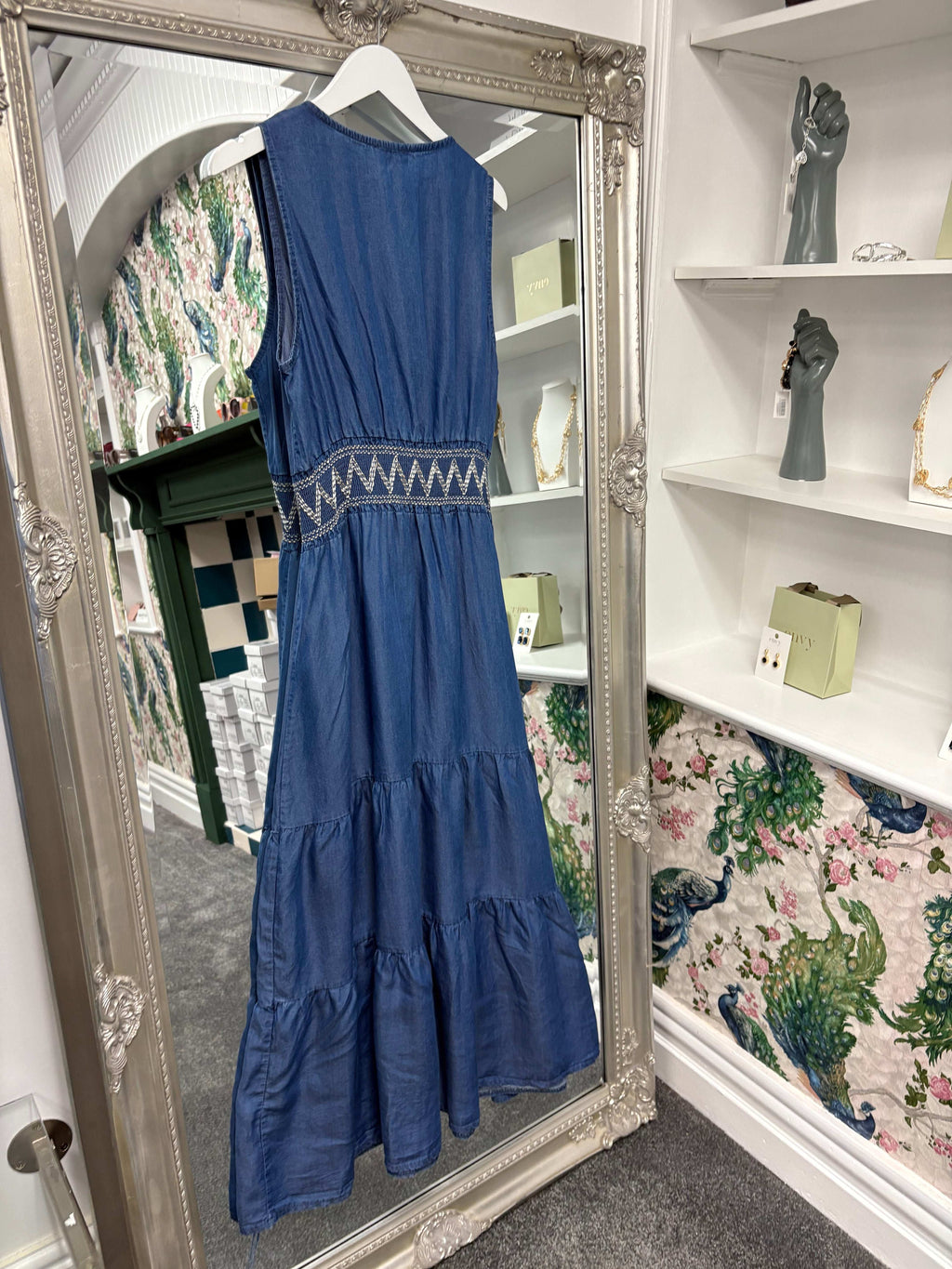 Luxtyle Tencel Dress | Tiered Summer Dress | One Size 8–16