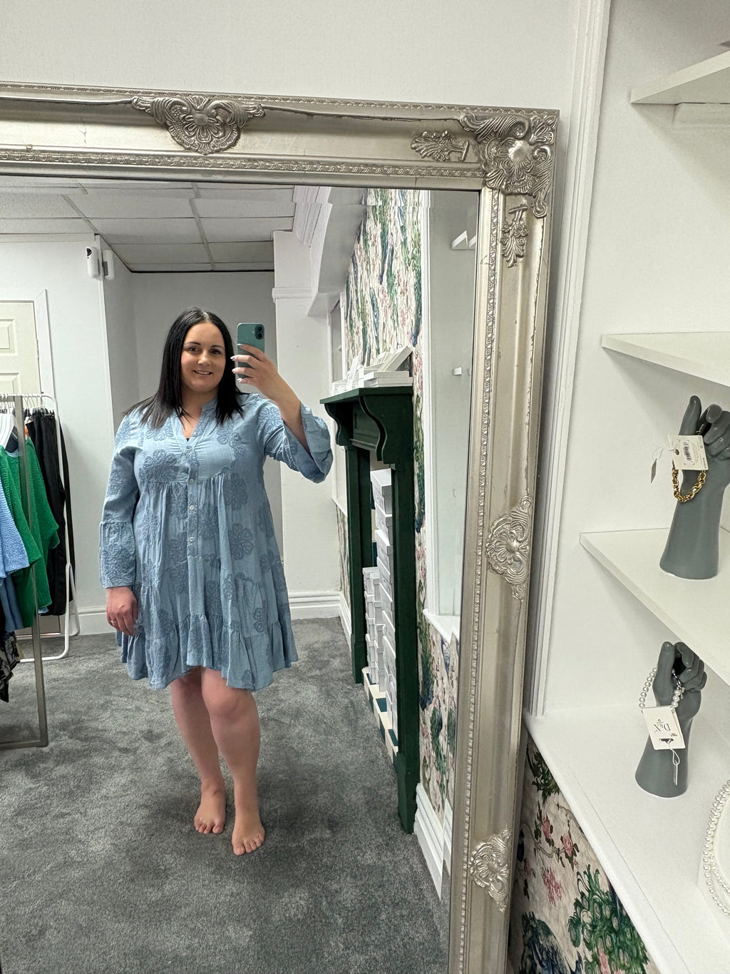 Cotton Floral Dress | One Size 8–18 | 100% Cotton