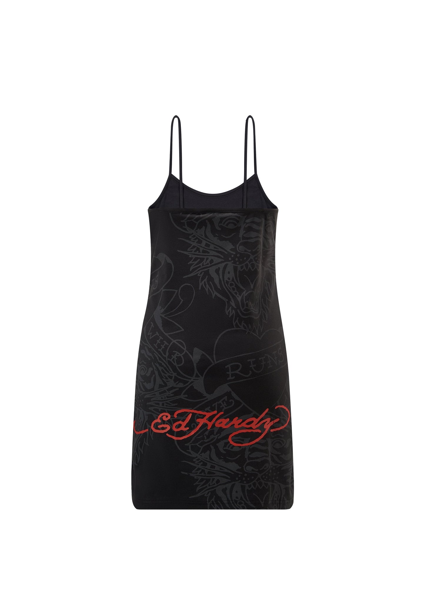 Womens Beautiful-But-Dangerous Strappy Mini Dress - Charcoal