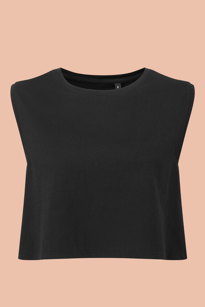 FLOW Organic Cotton Cropped Tank Top