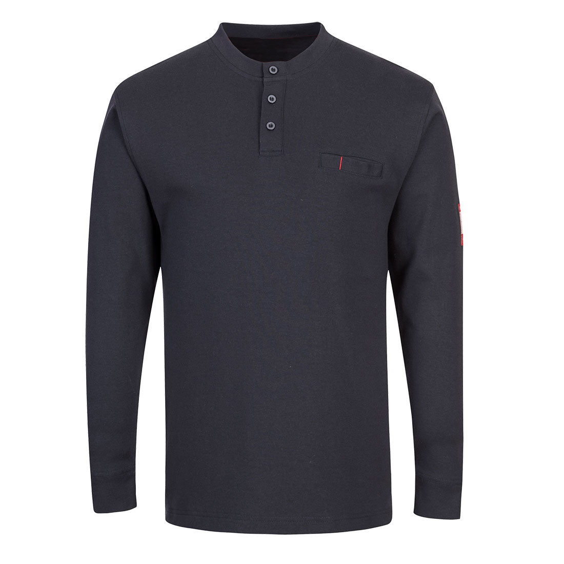 Portwest Bizflame Knit FR Long Sleeve Henley