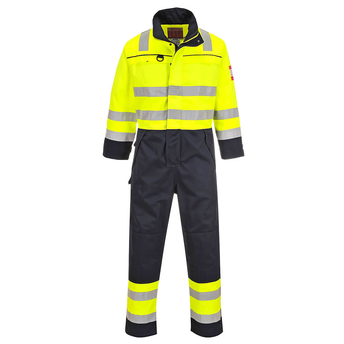Portwest Bizflame Work Hi-Vis Multi-Norm Contrast FR Coverall