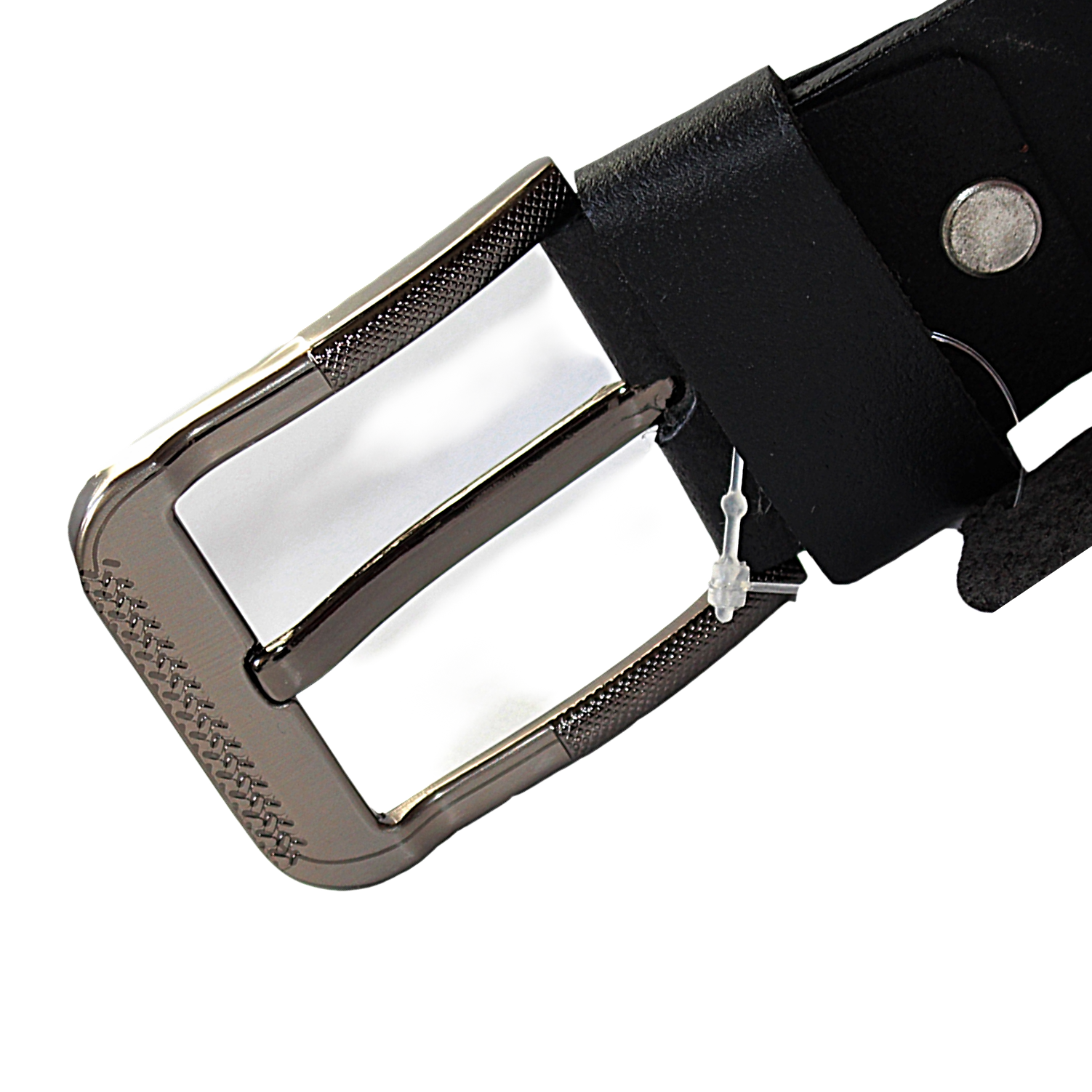QHA Mens 38mm Real Cowhide Leather Belt with Pin Buckle, Strong & Stylish G01
