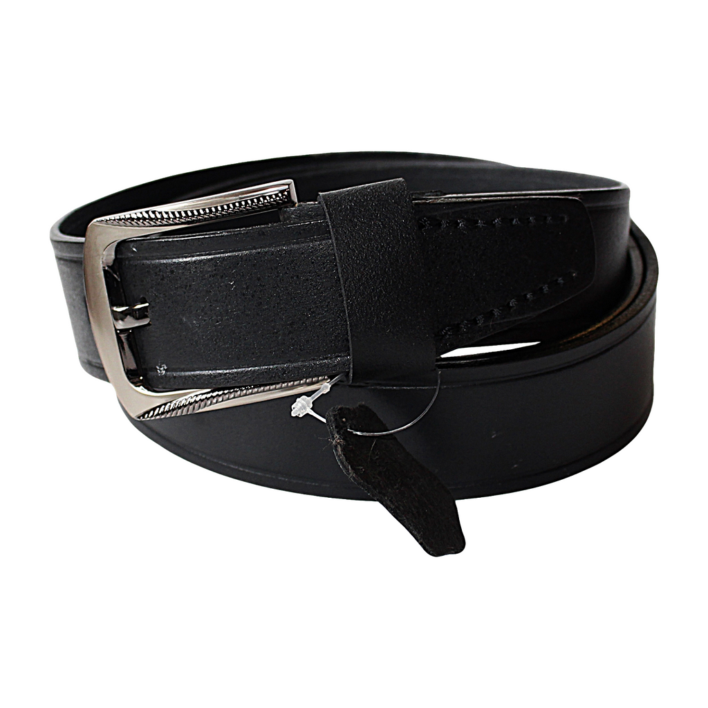 QHA Mens 38mm Real Cowhide Leather Belt with Pin Buckle, Strong & Stylish G05