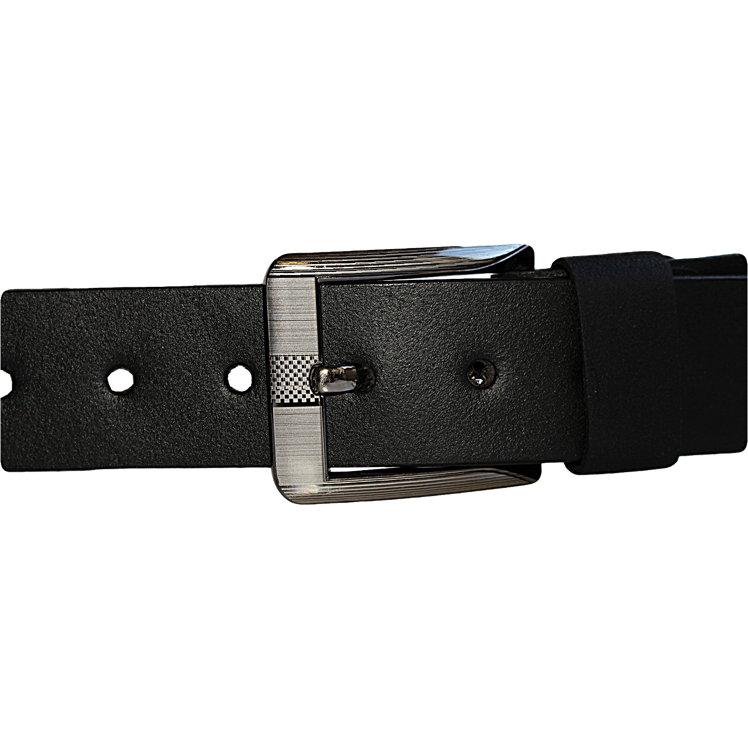 QHA Mens 38mm Real Cowhide Leather Belt with Pin Buckle, Strong & Stylish G07