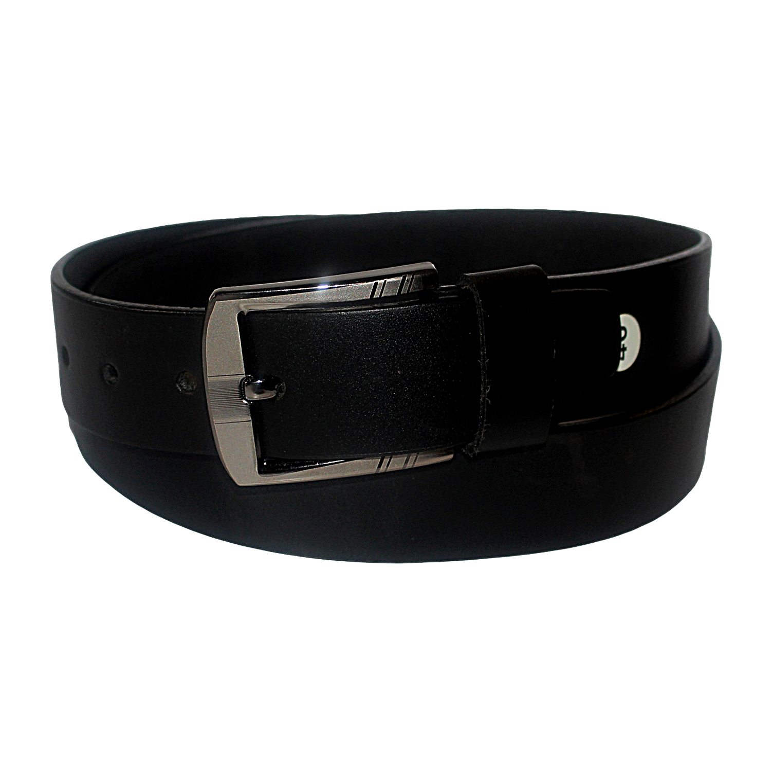 QHA Mens 38mm Real Cowhide Leather Belt with Pin Buckle, Strong & Stylish G07