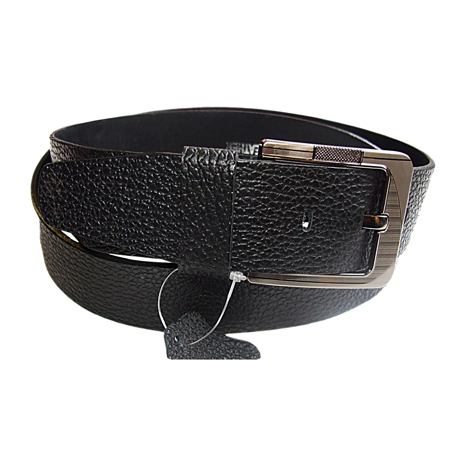 QHA Mens 38mm Real Cowhide Leather Belt with Pin Buckle, Strong & Stylish G11