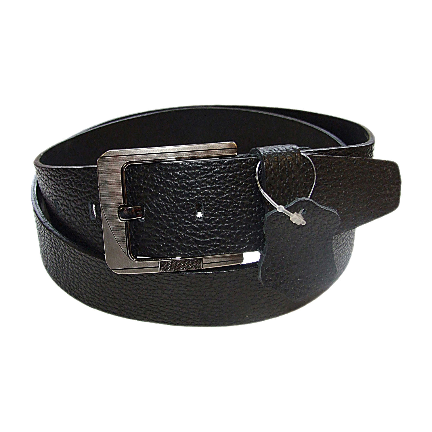 QHA Mens 38mm Real Cowhide Leather Belt with Pin Buckle, Strong & Stylish G11