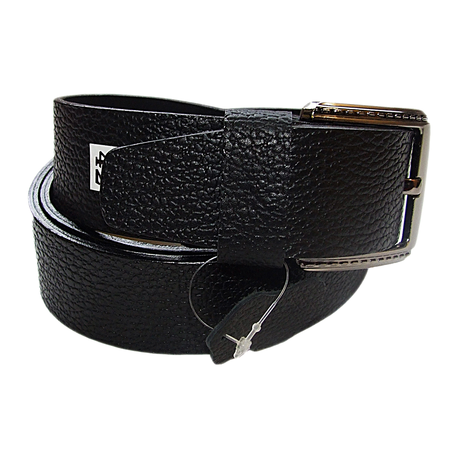 QHA Mens 38mm Real Cowhide Leather Belt with Pin Buckle, Strong & Stylish G12