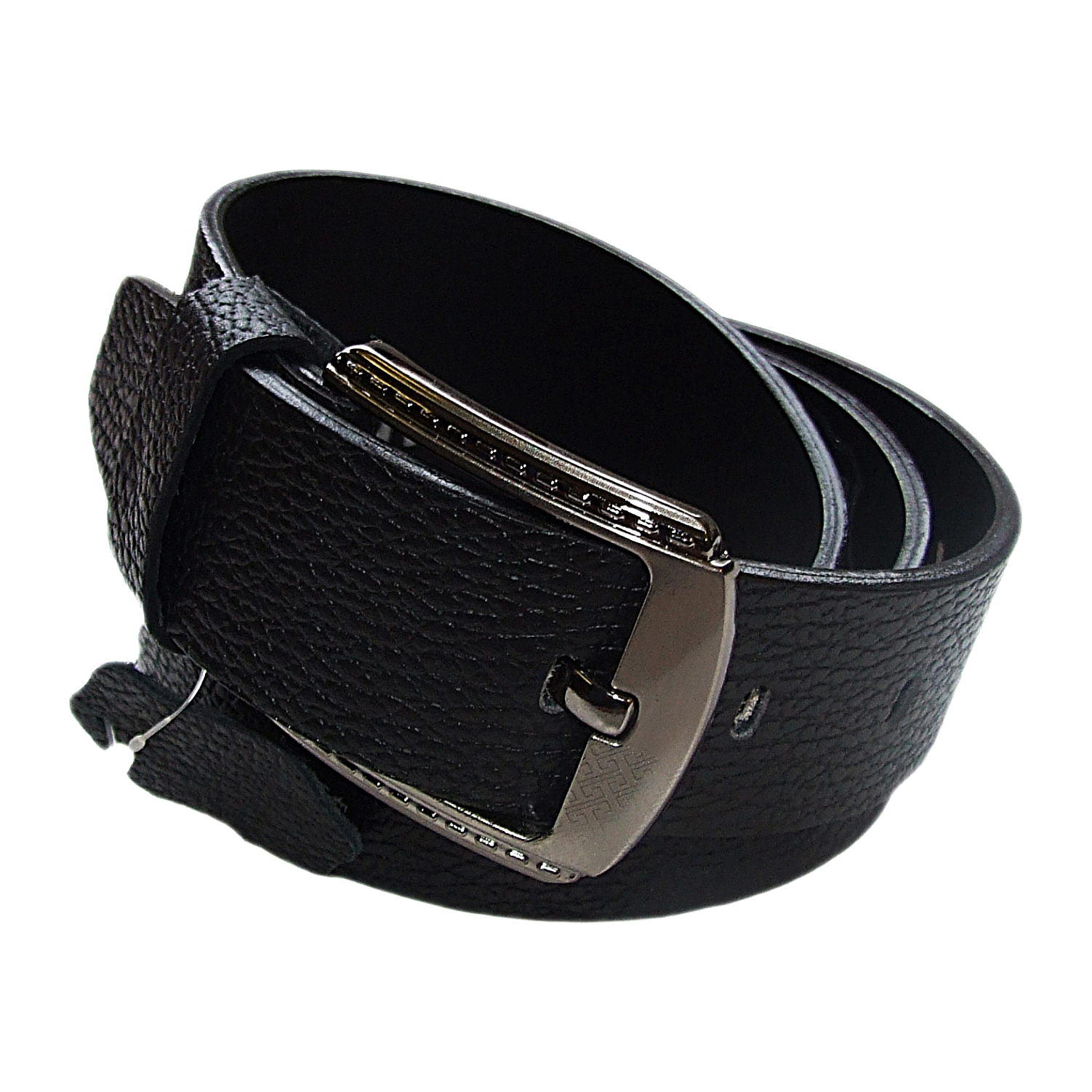QHA Mens 38mm Real Cowhide Leather Belt with Pin Buckle, Strong & Stylish G12