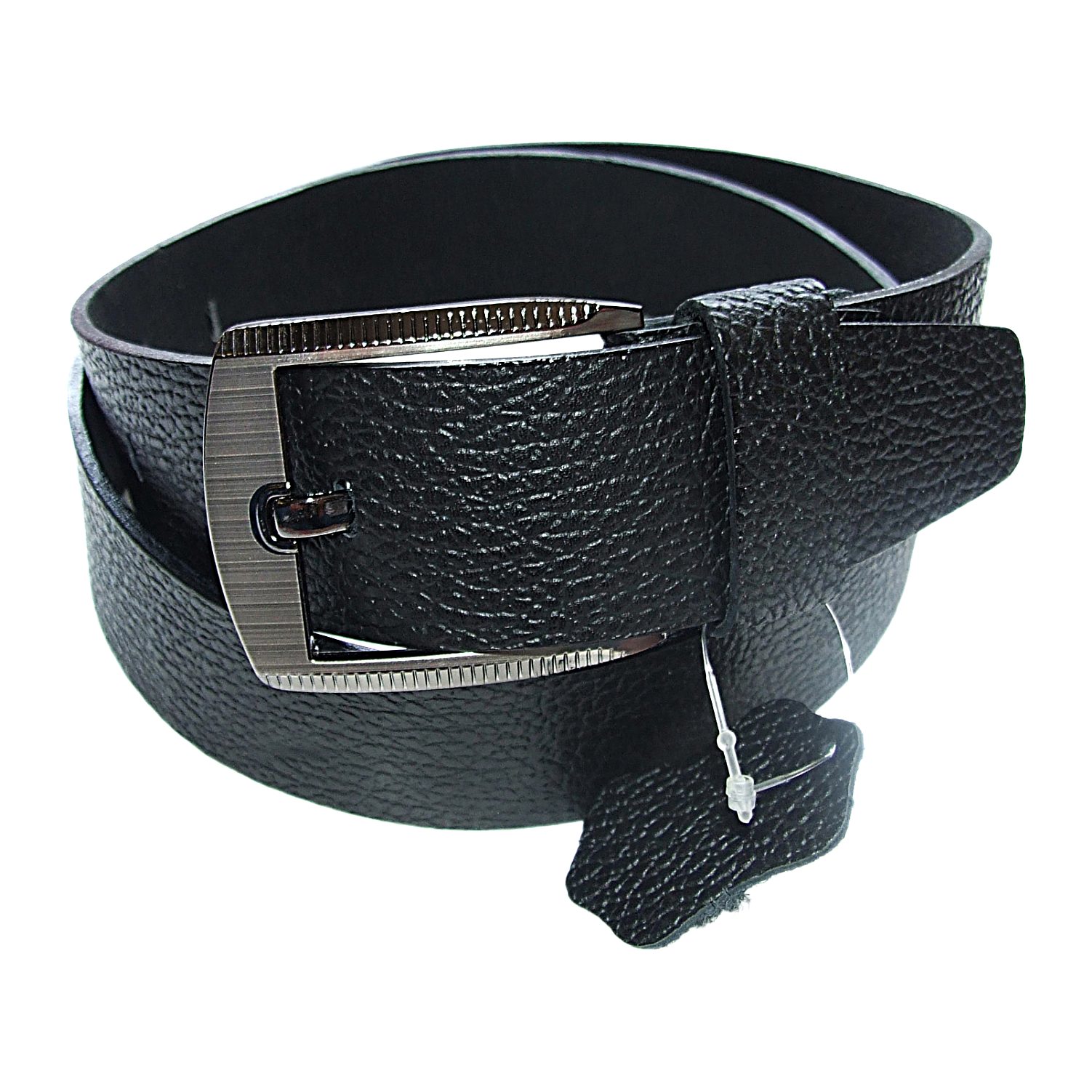 QHA Mens 38mm Real Cowhide Leather Belt with Pin Buckle, Strong & Stylish G13