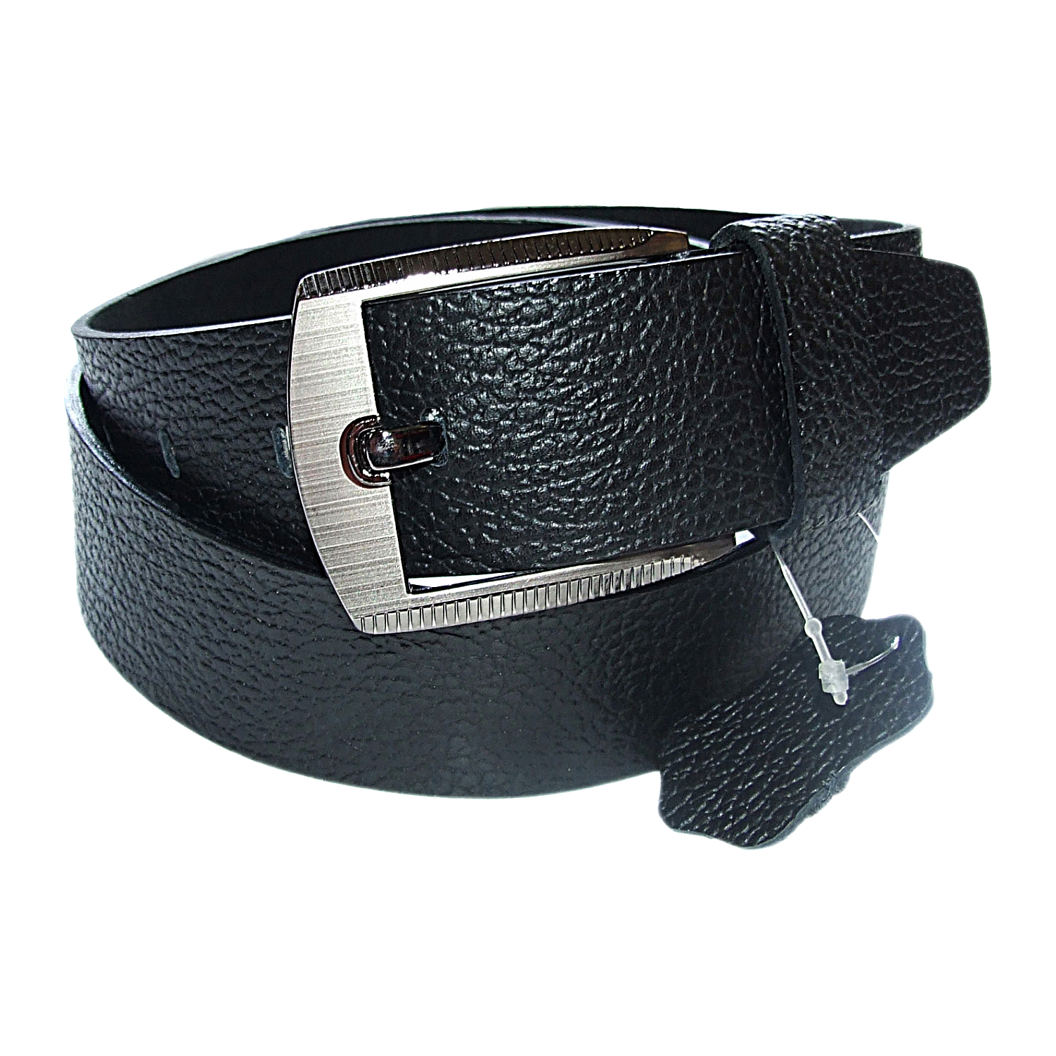 QHA Mens 38mm Real Cowhide Leather Belt with Pin Buckle, Strong & Stylish G13