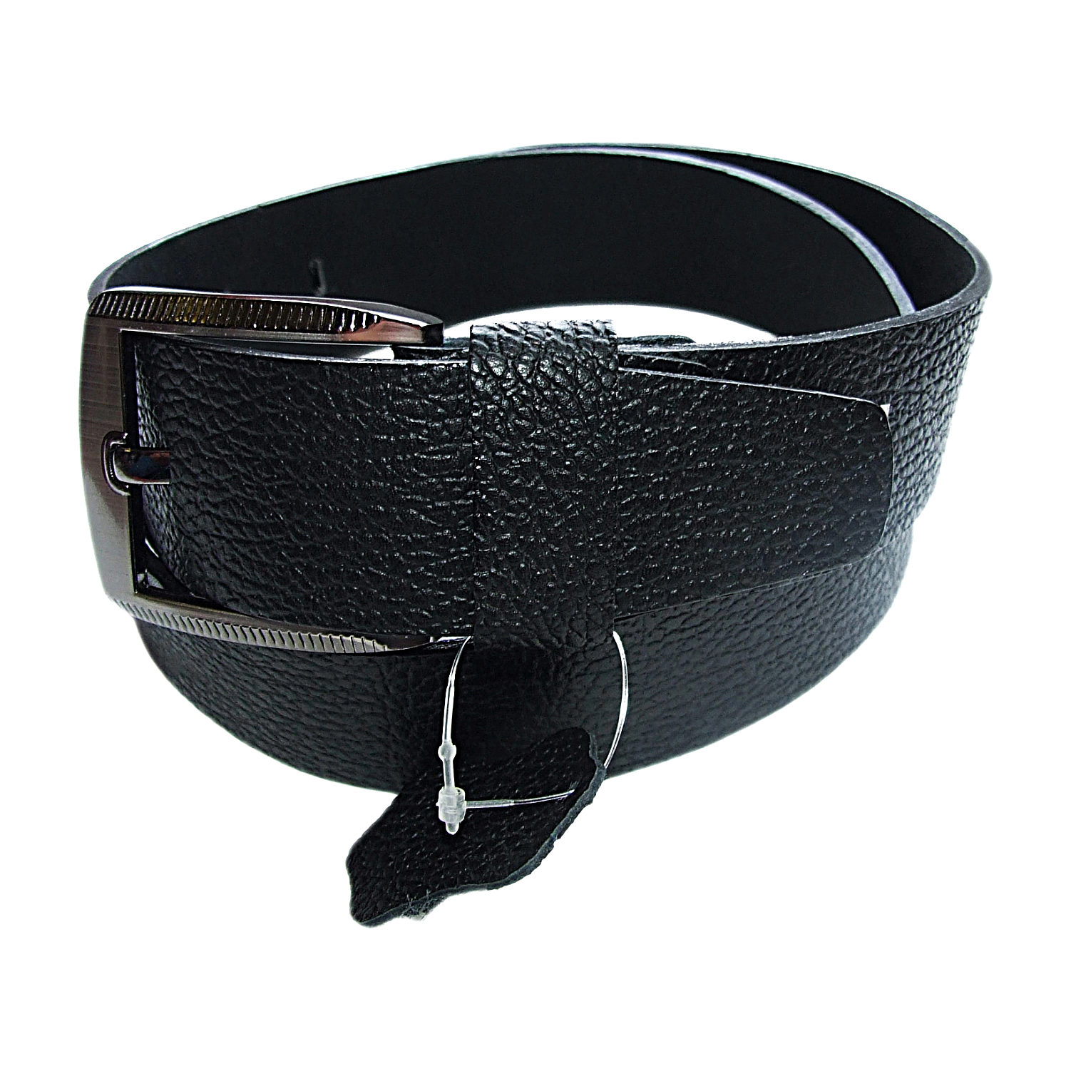 QHA Mens 38mm Real Cowhide Leather Belt with Pin Buckle, Strong & Stylish G13