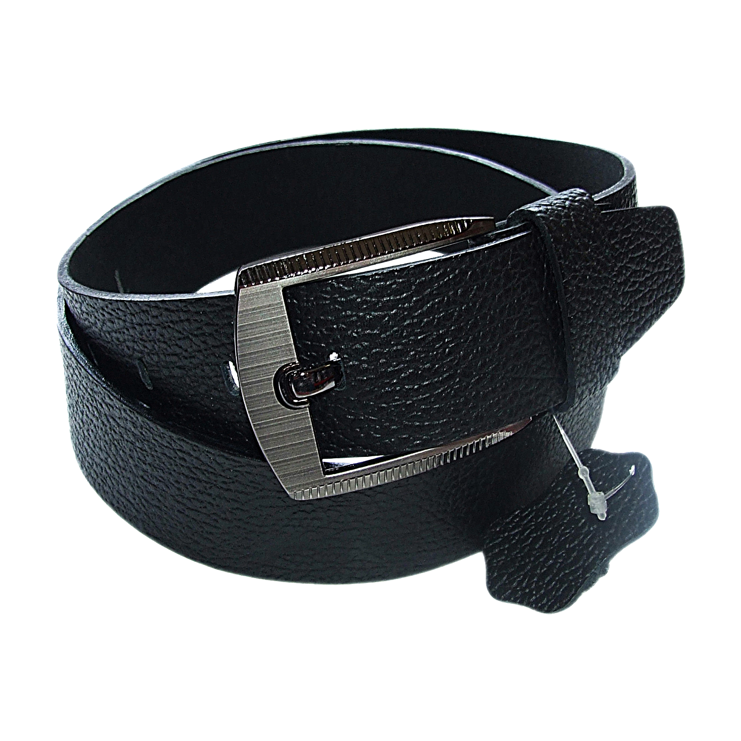 QHA Mens 38mm Real Cowhide Leather Belt with Pin Buckle, Strong & Stylish G13