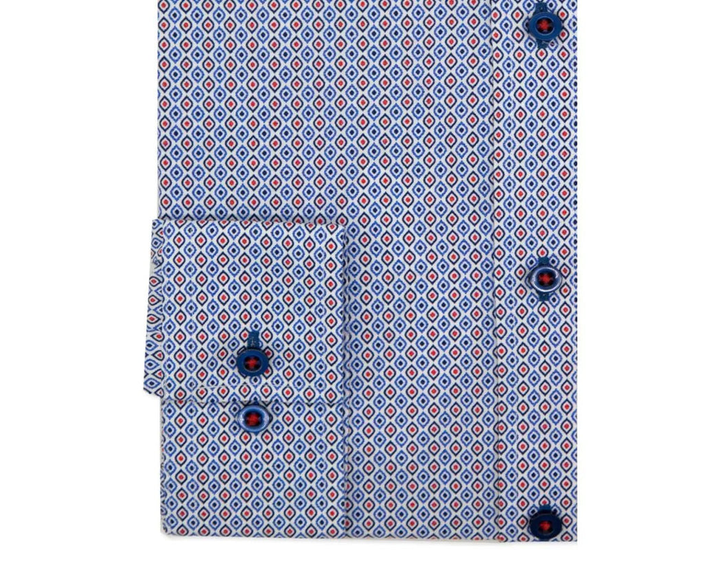 Double Two Long Sleeve Multi Coloured Classic Collar Shirt For Men In Size 19 to 23 Inch Collar