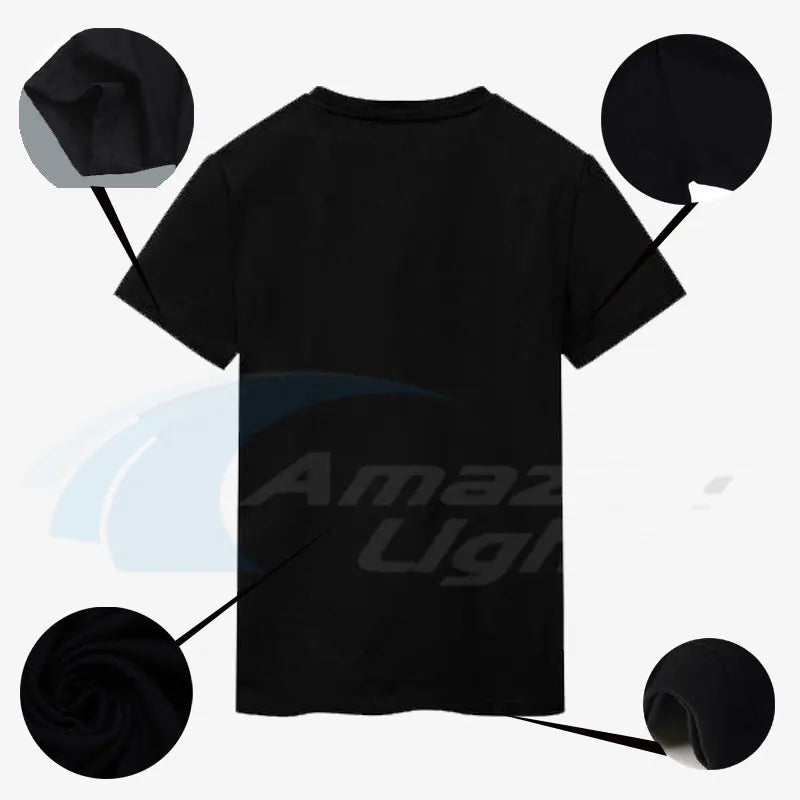 Sound-Activated LED T-Shirt – Colourful Rubik's Cube Light-Up Panel, Music Responsive Flashing Selection