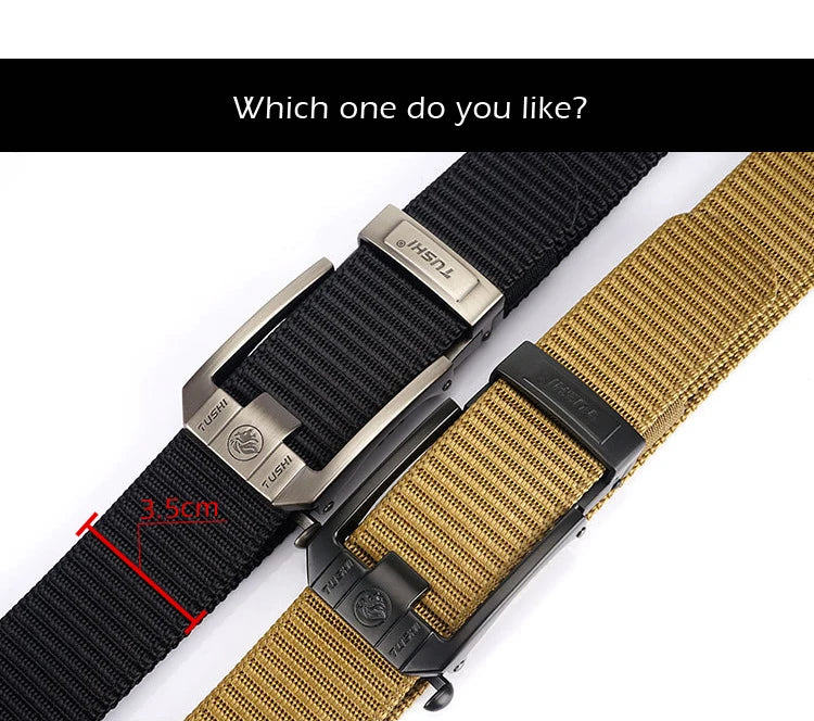 MEDYLA Tactical Nylon Belt Metal Buckle Heavy Duty Military Police Mens UK