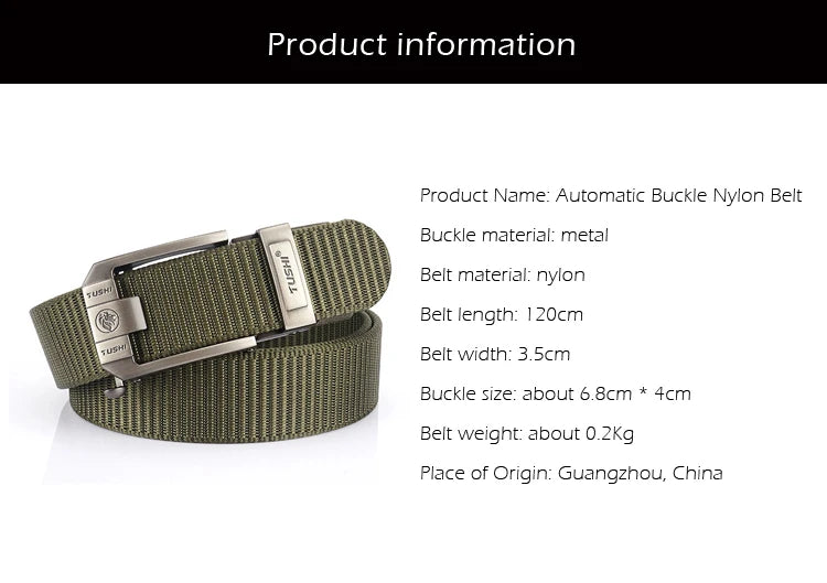 MEDYLA Tactical Nylon Belt Metal Buckle Heavy Duty Military Police Mens UK