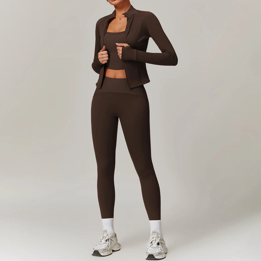 Women’s Leggings & Sportswear Set – Quick Dry, Workout & Athleisure Outfit