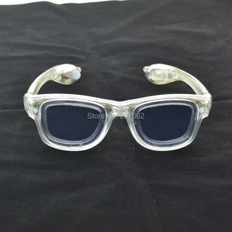 LED Flashing Glow Glasses – Light-Up Rave Eyewear for EDM, Parties & Festivals (Unisex for Kids & Adults)