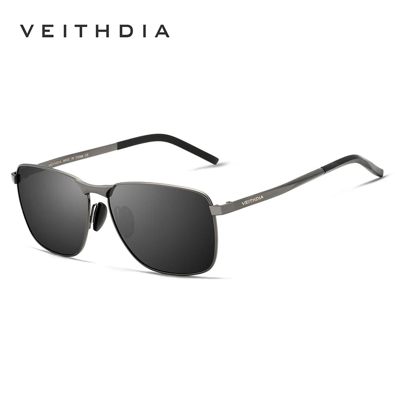 Mens Vintage Polarized UV400 Rectangle Sports Sunglasses V2462