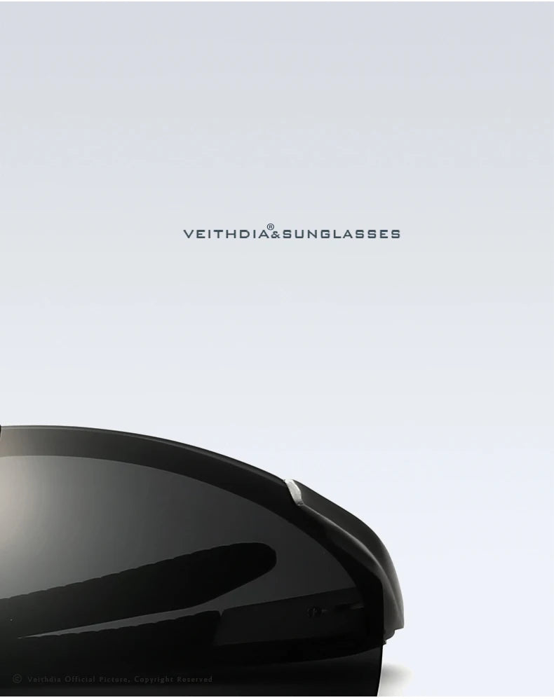 VEITHDIA Mens Polarized UV400 Sunglasses | Aluminum-Magnesium Frame 6588