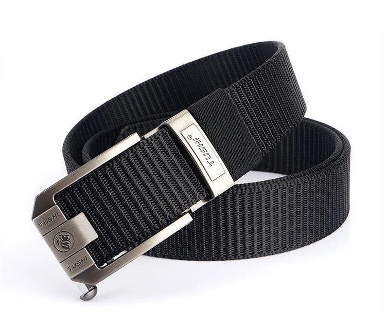 MEDYLA Tactical Nylon Belt Metal Buckle Heavy Duty Military Police Mens UK