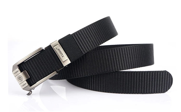 MEDYLA Tactical Nylon Belt Metal Buckle Heavy Duty Military Police Mens UK