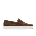 Slip-on Sneaker Loafers, brown suede - QHA UK