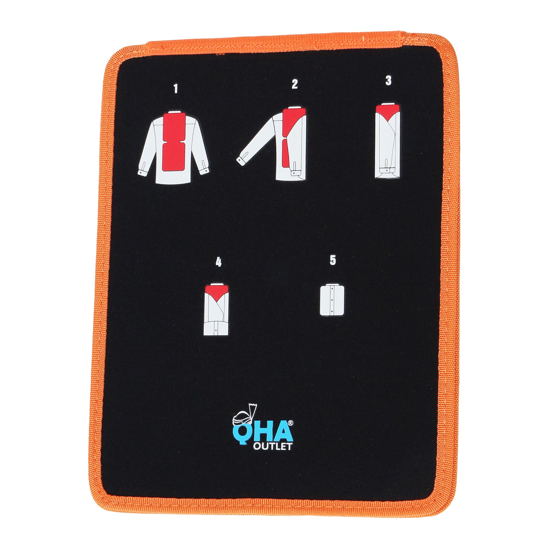 QHA Shirt Carrier Case Folder Crease Free Tie Bag Protector Box Organiser for Travel Q95