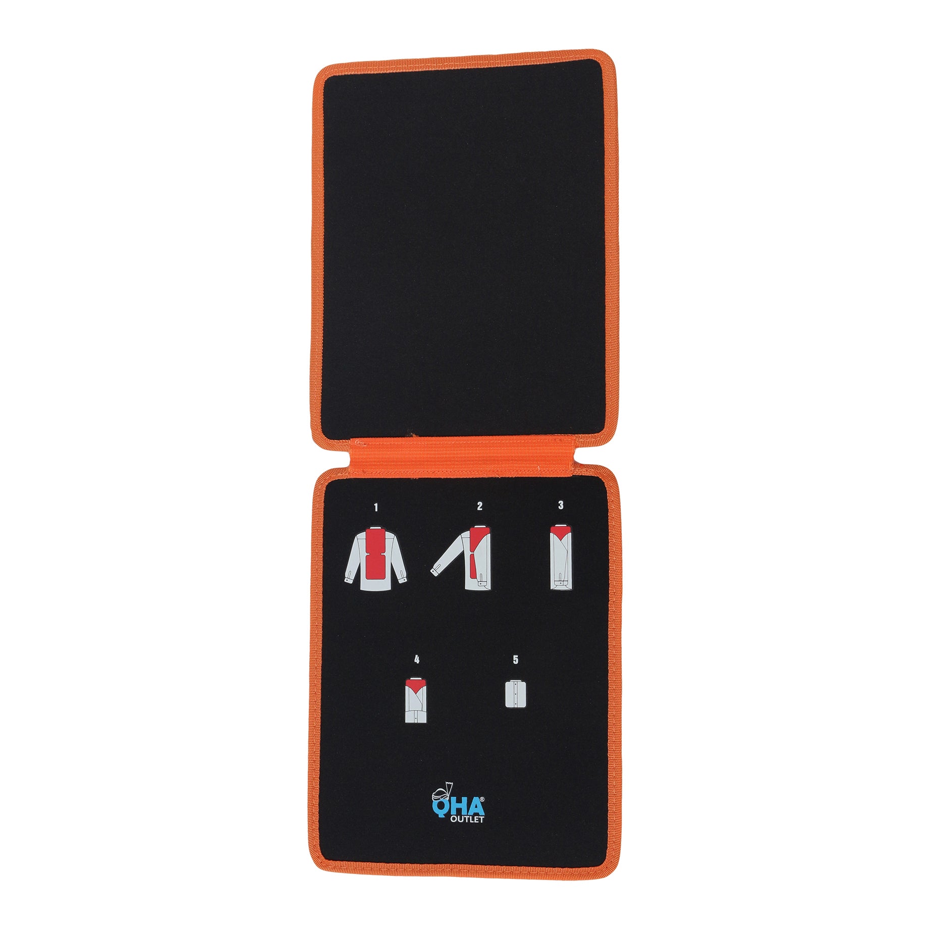 QHA Shirt Carrier Case Folder Crease Free Tie Bag Protector Box Organiser for Travel Q95