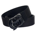 QHA Unisex 35mm Canvas Ratchet Belt, Bat Automatic Buckle CB01