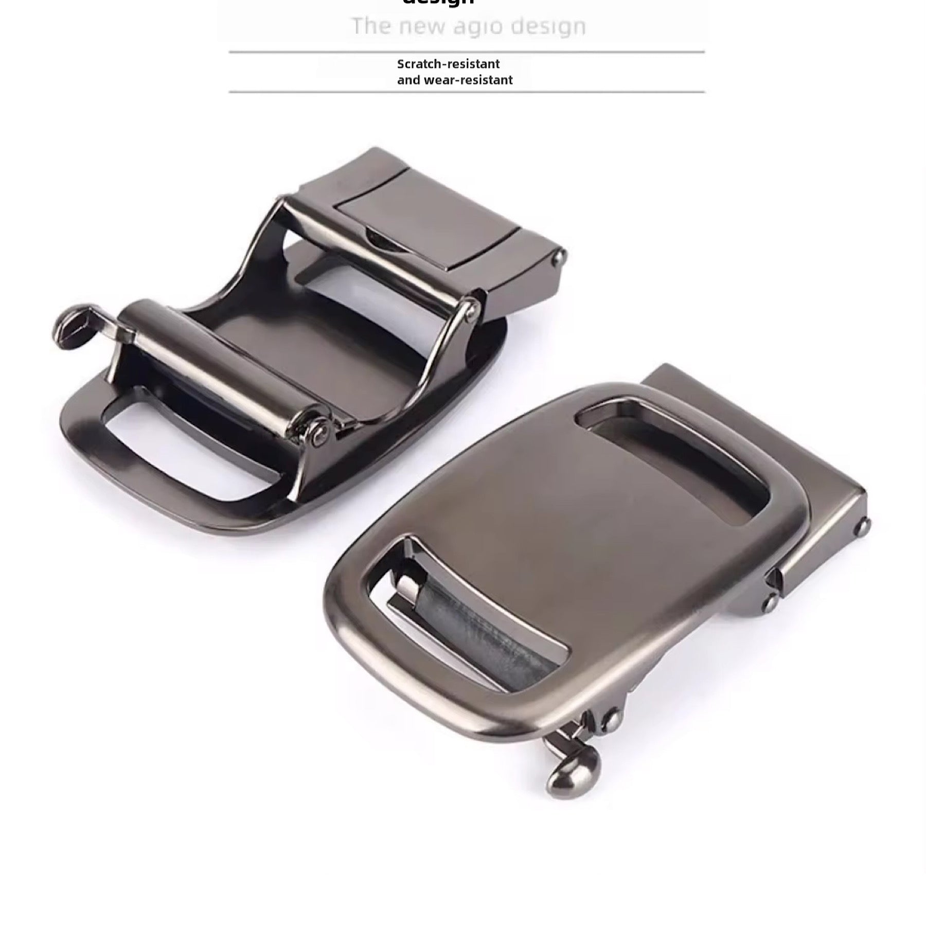 Ceinture unisexe en toile à cliquet QHA, boucle automatique, décontractée, pour jeans, bon marché, CB03