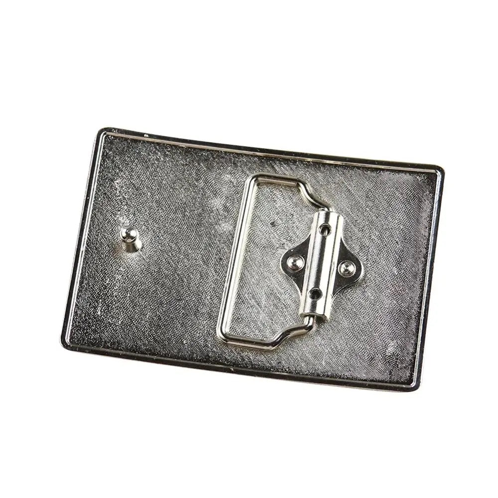 QHA Mens Cowboy Belt Buckle Replacement for 38mm Wide Snap On Belts Gift Q97A